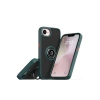 Mey İthalat®  iPhone 16E Kılıf Montreal Yüzüklü Silikon Kapak - Yeşil