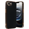 Mey İthalat®  iPhone 16E Kılıf Volet Silikon - Siyah