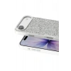 Mey İthalat®   iPhone 17 Air Bright Simli Kapak - Beyaz