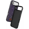 Mey İthalat®   iPhone 17 Air Bright Simli Kapak - Derin Mor