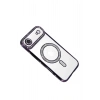 Mey İthalat®   iPhone 17 Air Joke Simli Magneticsafe Kılıf - Derin Mor