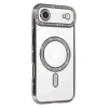 Mey İthalat®   iPhone 17 Air Joke Simli Magneticsafe Kılıf - Gümüş