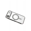 Mey İthalat®   iPhone 17 Air Joke Simli Magneticsafe Kılıf - Gümüş