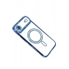 Mey İthalat®   iPhone 17 Air Joke Simli Magneticsafe Kılıf - Mavi