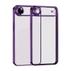 Mey İthalat®   iPhone 17 Air  Lensli Silikon - Açık Mor