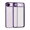 Mey İthalat®   iPhone 17 Air  Lensli Silikon - Açık Mor