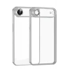 Mey İthalat®   iPhone 17 Air  Lensli Silikon - Gümüş