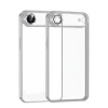 Mey İthalat®   iPhone 17 Air  Lensli Silikon - Gümüş