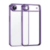 Mey İthalat®   iPhone 17 Air  Lensli Silikon - Mor