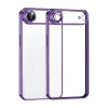 Mey İthalat®   iPhone 17 Air  Lensli Silikon - Mor