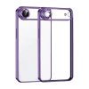 Mey İthalat®   iPhone 17 Air  Lensli Silikon - Mor