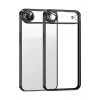 Mey İthalat®   iPhone 17 Air  Lensli Silikon - Siyah