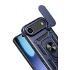 Mey İthalat®   iPhone 17 Air Pars Lens Yüzüklü Silikon - Lacivert