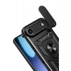 Mey İthalat®   iPhone 17 Air Pars Lens Yüzüklü Silikon - Siyah