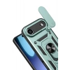 Mey İthalat®   iPhone 17 Air Pars Lens Yüzüklü Silikon - Yeşil