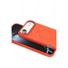 Mey İthalat®   iPhone 17 Air Regal Magsafe Standlı Kapak - Turuncu