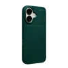 Mey İthalat®   iPhone 17 Auto Focus Karbon Kapak - Koyu Yeşil