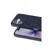 Mey İthalat®   iPhone 17 Bright Simli Kapak - Mavi