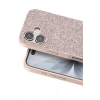 Mey İthalat®   iPhone 17 Bright Simli Kapak - Pembe