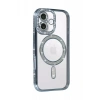 Mey İthalat®   iPhone 17 Joke Simli Magneticsafe Kılıf - Mavi