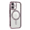Mey İthalat®   iPhone 17 Joke Simli Magneticsafe Kılıf - Pembe