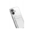 Mey İthalat®   iPhone 17 Kart Şeffaf Silikon - Şeffaf