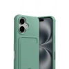 Mey İthalat®   iPhone 17 Kelvin Kartvizitli Silikon - Açık Yeşil