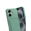 Mey İthalat®   iPhone 17 Kelvin Kartvizitli Silikon - Açık Yeşil