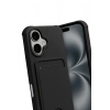 Mey İthalat®   iPhone 17 Kelvin Kartvizitli Silikon - Siyah