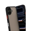 Mey İthalat®  iPhone 17 Kılıf Montreal Silikon Kapak - Siyah