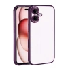 Mey İthalat®   iPhone 17  Lensli Silikon - Açık Mor