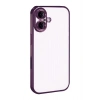 Mey İthalat®   iPhone 17  Lensli Silikon - Açık Mor
