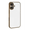 Mey İthalat®   iPhone 17  Lensli Silikon - Çöl Titanyum