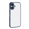 Mey İthalat®   iPhone 17  Lensli Silikon - Lacivert