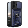 Mey İthalat®   iPhone 17 Pars Lens Yüzüklü Silikon - Lacivert