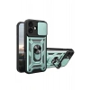 Mey İthalat®   iPhone 17 Pars Lens Yüzüklü Silikon - Yeşil