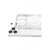 Mey İthalat®   iPhone 17 Pro Combo Sert Şeffaf Magsafe Kapak - Şeffaf