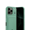 Mey İthalat®   iPhone 17 Pro Kelvin Kartvizitli Silikon - Açık Yeşil