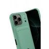 Mey İthalat®   iPhone 17 Pro Kelvin Kartvizitli Silikon - Açık Yeşil