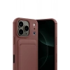 Mey İthalat®   iPhone 17 Pro Kelvin Kartvizitli Silikon - Bordo