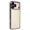 Mey İthalat®   iPhone 17 Pro  Lensli Silikon - Mor