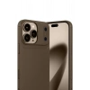 Mey İthalat®   iPhone 17 Pro Max Auto Focus Karbon Kapak - Kahverengi
