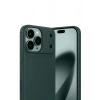 Mey İthalat®   iPhone 17 Pro Max Auto Focus Karbon Kapak - Koyu Yeşil