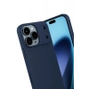 Mey İthalat®   iPhone 17 Pro Max Auto Focus Karbon Kapak - Lacivert