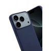 Mey İthalat®   iPhone 17 Pro Max First Silikon - Lacivert