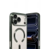 Mey İthalat®   iPhone 17 Pro Max Kross Magneticsafe Kapak - Koyu Yeşil