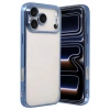 Mey İthalat®   iPhone 17 Pro Max  Lensli Silikon - Açık Mavi