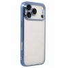 Mey İthalat®   iPhone 17 Pro Max  Lensli Silikon - Açık Mavi