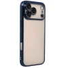 Mey İthalat®   iPhone 17 Pro Max  Lensli Silikon - Lacivert
