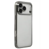 Mey İthalat®   iPhone 17 Pro Max  Lensli Silikon - Titan Gri